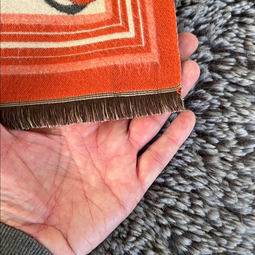 Equestrian Patterned Scarf/Throw - Picture 4 of 7